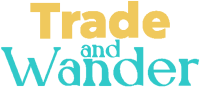 Trade and Wander words box logo.