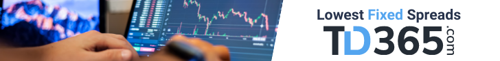 TD365 trading brokers banner showing the lowest fixed spreads in the world.
